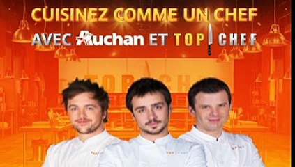 Auchan - supermarché, hypermarché, "Top Chef" - février 2013 - teaser pavé Florent