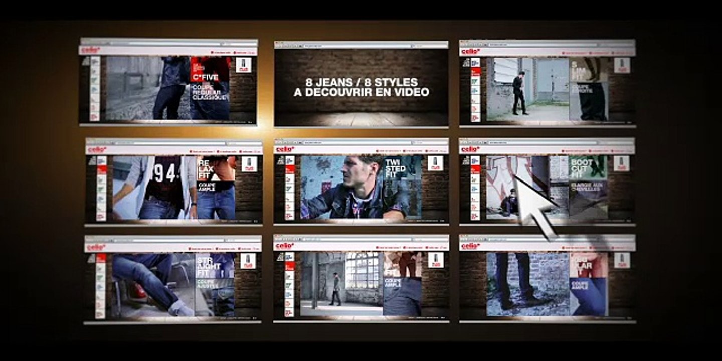 Célio - vêtements et accessoires pour homme, "Denim departement, http://jeans.celio.com" - octobre 2011