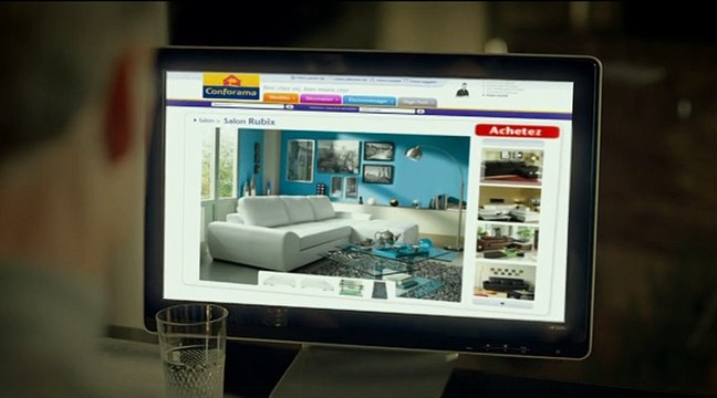 Conforama - mobilier - août 2009 - Mes chers voisins, internet , Bien chez soi, bien moins cher.