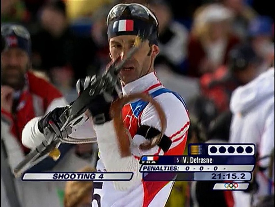 CNOSF (Comité National Olympique et Sportif Français) - Jeux Olympiques de Vancouver - janvier 2010 - "Biathlon", "Les jeux, vivons-les"