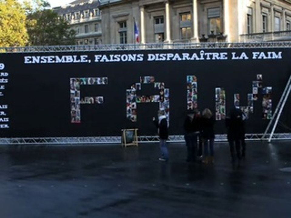 Action contre la Faim - lutte contre la malnutrition - 2009 - "Journée Mondiale de l'alimentation"