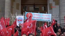Sirkeci'de Uygur Türklerine Destek Eylemi