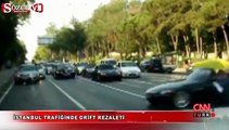 İstanbul trafiğinde drift rezaleti