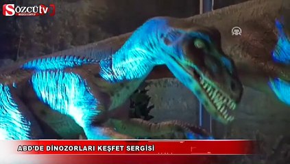 ABD’de Dinozorları Keşfet sergisi