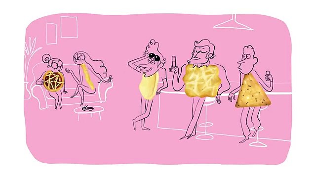 Belin (Mondelez) - biscuits apéritifs, Ça croustille chez les Belin ! - juillet 2013 - minizza