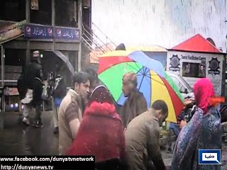 Dunya News - Rain, snowfall hit various areas of country