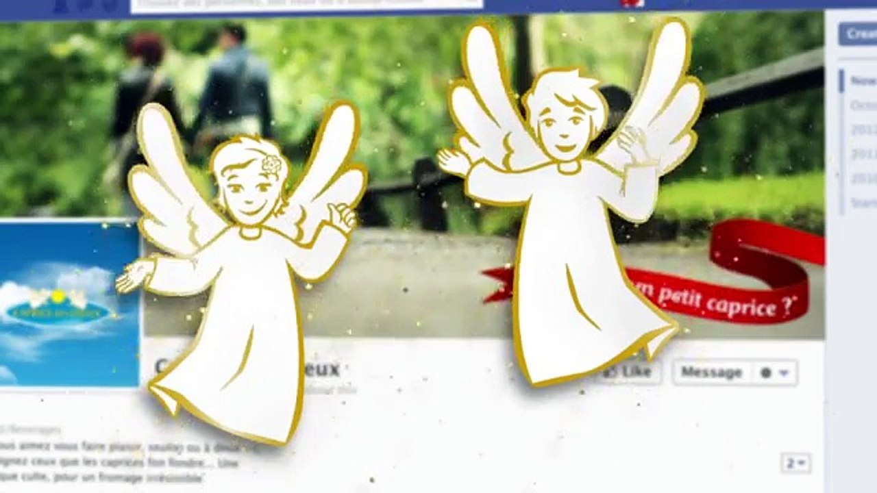 Caprice des Dieux (Groupe Bongrain) - fromage, "FanPage Facebook, www.facebook.com/capricedesdieux" - novembre 2012