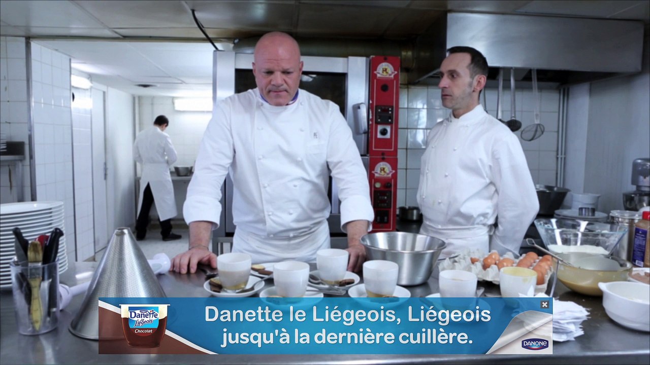 Danette (Danone) - dessert Danette Le Liégeois, "Norbert Tarayre et le chef Etchebest" - mars 2013 - Chef Etchebest