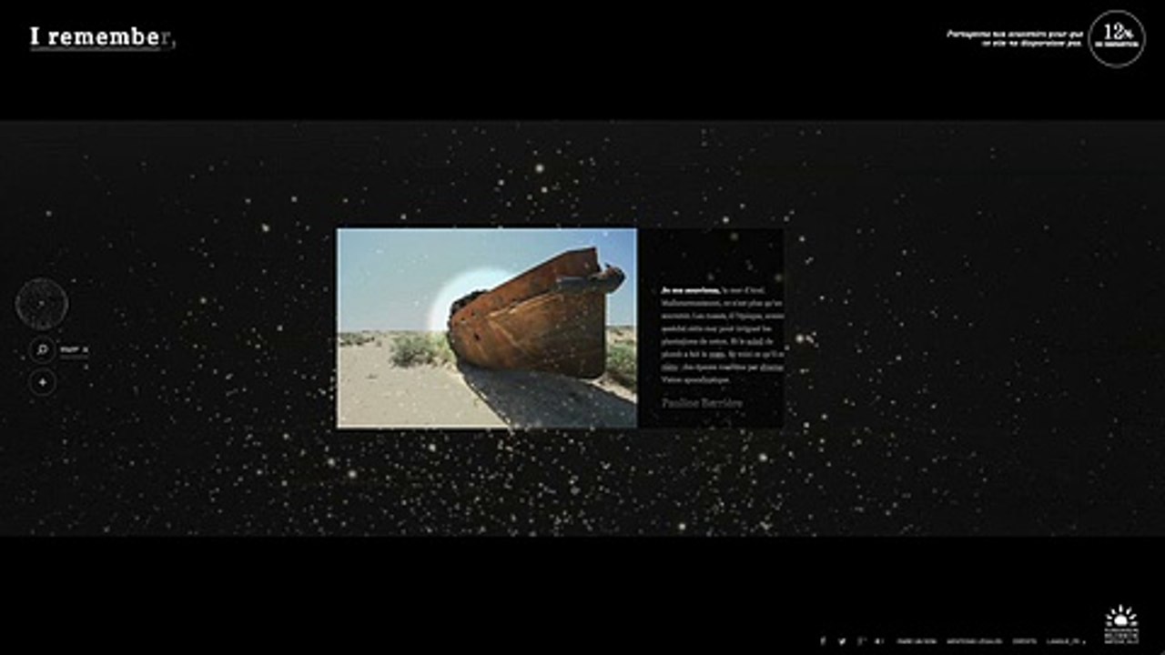 CLM BBDO pour Fondation pour la recherche médicale - lutte contre la maladie d'Alzheimer, "Je me souviens, i-remember.fr" - avril 2014