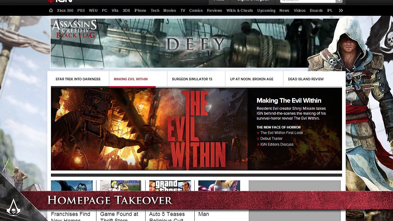 Biborg pour Ubisoft - jeu vidéo Assassin's Creed IV Black Flag - octobre 2013