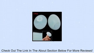 Woman Light Blue Silicone Facial Cleaning Brush 2 Pcs Review
