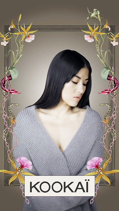 Blue pour Kookaï - vêtements et accessoires, "Collection automne hiver, avec Mylène Jampanoï" - septembre 2013