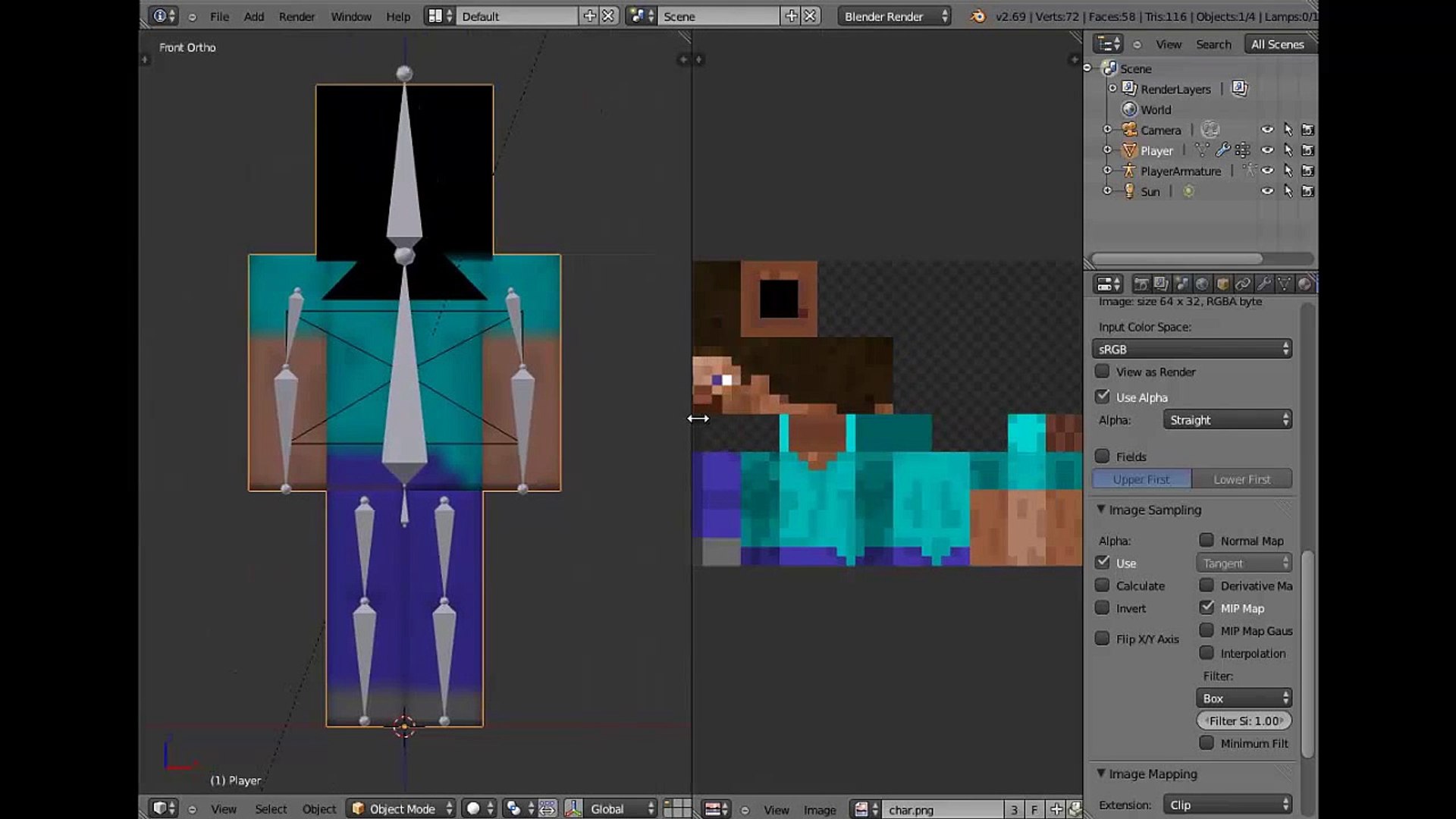 Blender Minecraft Skin Animation ++Tutorial++ - video Dailymotion