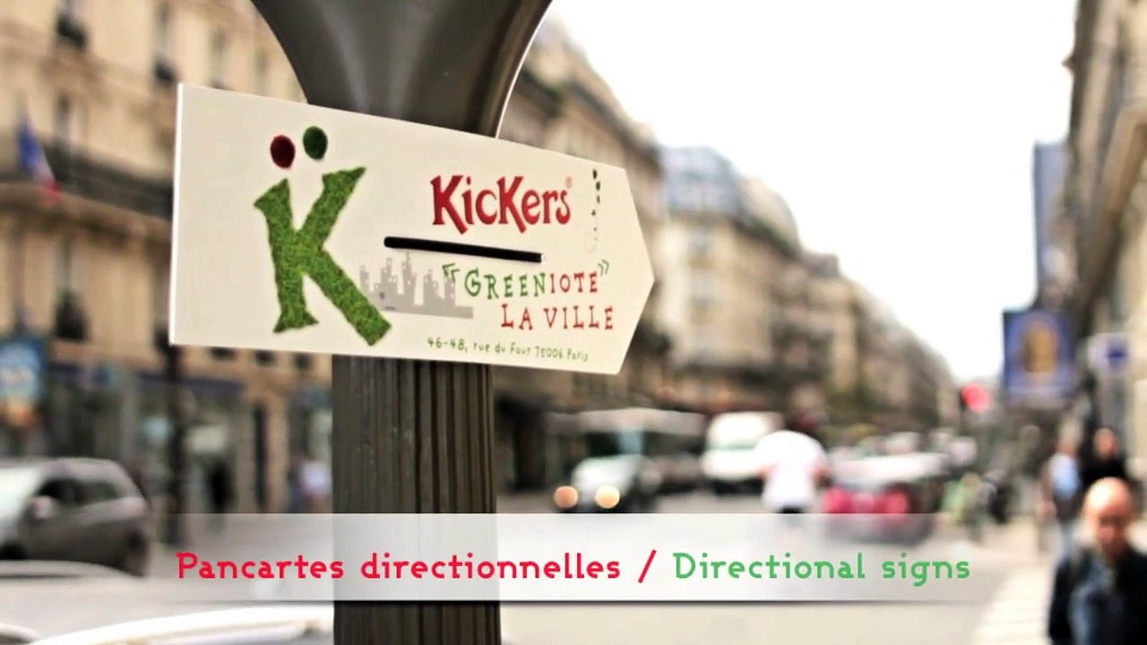 Euroka Kickers - chaussures, "Kickers greeniote la ville" - mars 2012