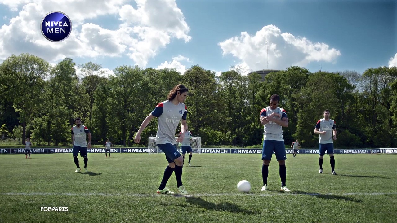 FCB Paris pour Nivea (Beiersdorf) - produits d'hygiène, «Partenariat Nivea Men Paris Saint-Germain» - février 2014