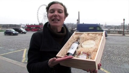 Greenpeace - association pour la protection de l'environnement, "Voeux à Nicolas Sarkozy avec un coffret gastronomique" - janvier 2012