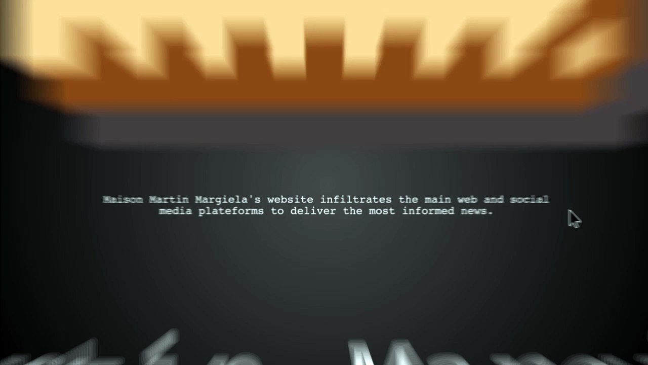 La Chose pour Maison Martin Margiela - vêtements et accessoires, "Nouveau site internet de Maison Martin Margiela" - juin 2012