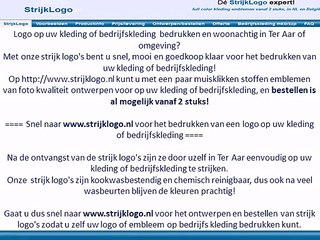 Logo kleding bedrijfskleding bedrukken Ter Aar