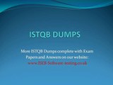 ISTQB Dumps - Mock Question Papers with Answers