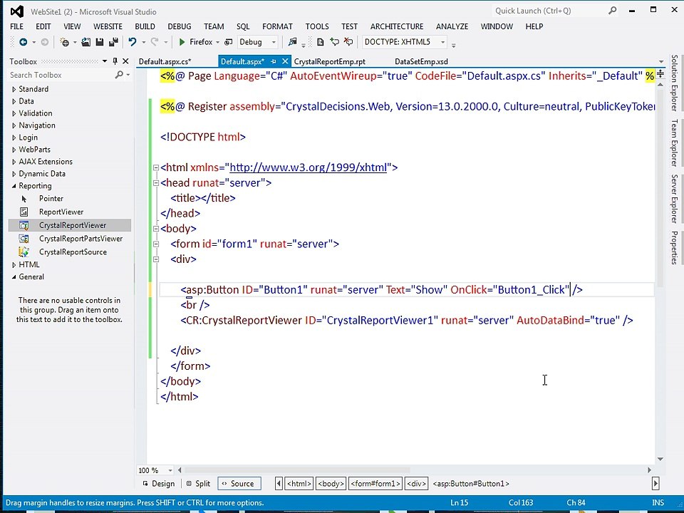 Professional Style of Displaying Crystal Reports in ASP.Net & C#