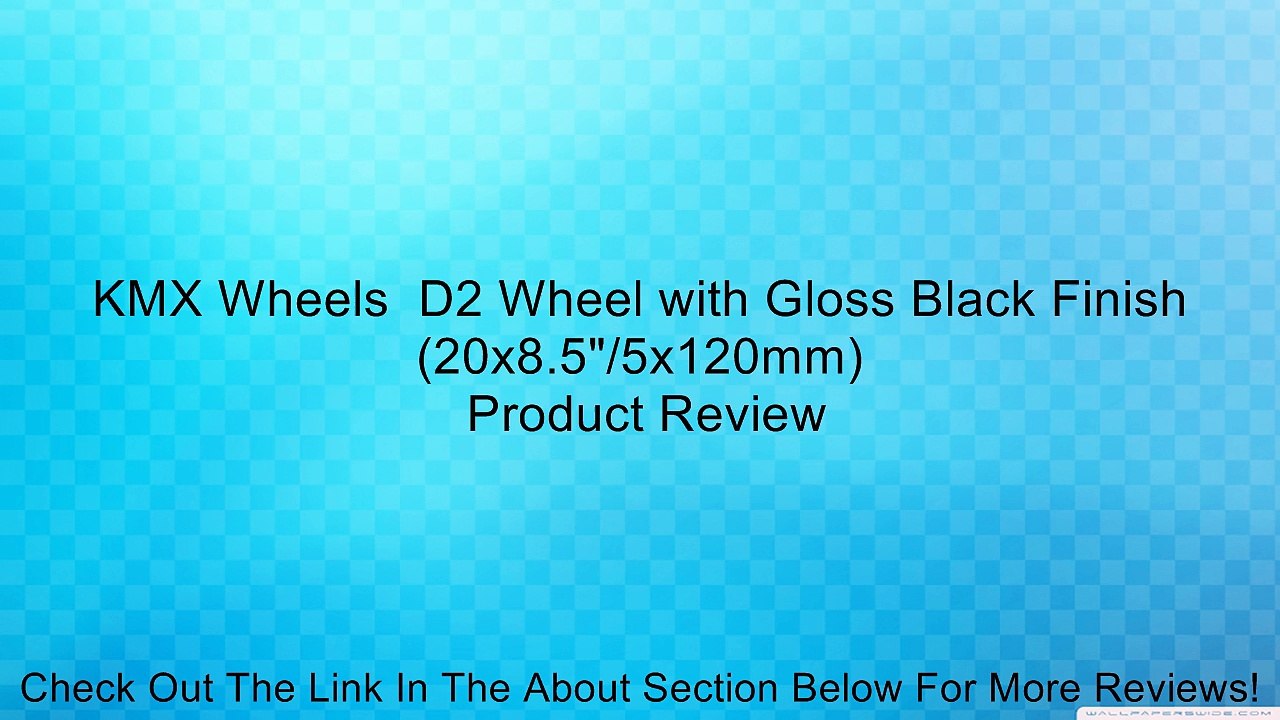 KMX Wheels  D2 Wheel with Gloss Black Finish (20x8.5"/5x120mm) Review