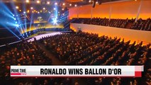 Cristiano Ronaldo wins second straight Ballon d'Or (PKG)