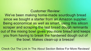 Hic 90007 Silicone Bowl Scraper With Measurements, Purple Review