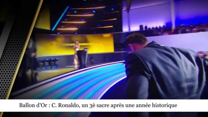 C. Ronaldo remporte le Ballon d'Or pour la troisième fois !