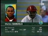 Marlon Samuels batting vs Australia 2005
