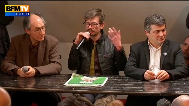 Le dessinateur Luz explique la Une du prochain numéro de Charlie Hebdo (BFMTV)