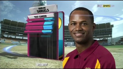 Marlon Samuels, brilliant, elegant, 123 vs New Zealand 2nd Test 2012