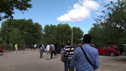 Greenpeace - protection de l'environnement, "Opération contre Volkswagen à Ibiza, CO2 Das problem" - octobre 2011