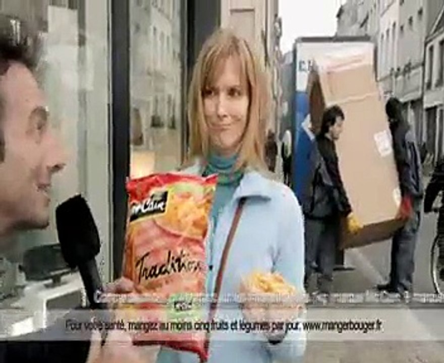 E. Leclerc - supermarché, hypermarché, "Quiestlemoinscher.com" - mars 2011 - frites surgelées