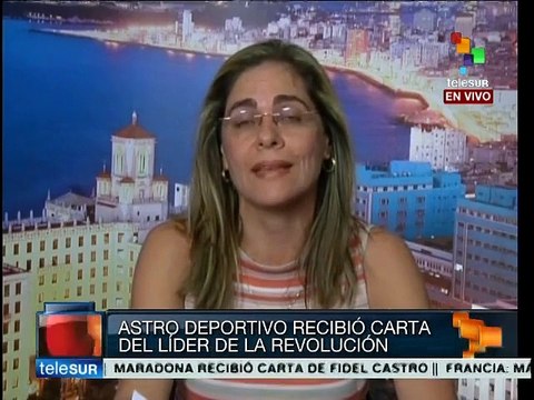 Con carta a Maradona, Fidel Castro desmiente rumores sobre su muerte