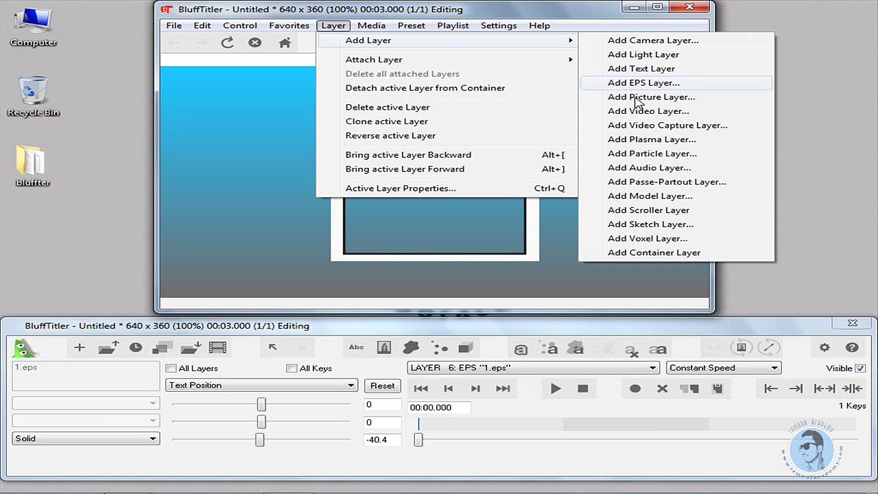 blufftitler complete course part no 15