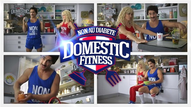 Fullsix Advertising pour Axa Prévention - assurance, Non au diabète, Domestic Fitness - novembre 2013 - serpi cuisses