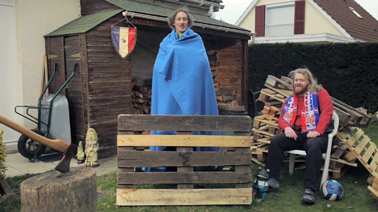 Fédération Française de Football (FFF) - institution sportive, "Tous fans des bleus" - mars 2013 - marionnette