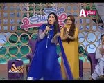 Qandeel baloch hot singer in Aplus morning show