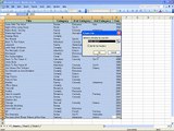 Ms Excel 2003 Training- Designated Lists (Part 18)