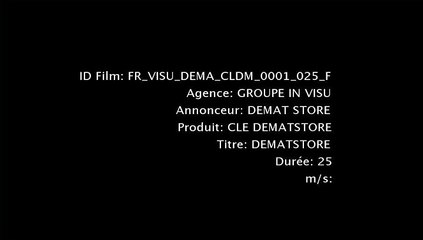 Demat-Store - dématérialisation de documents, "Le Speed-Store, avec Christophe Lambert" - octobre 2011