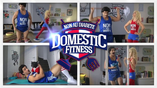 Fullsix Advertising pour Axa Prévention - assurance, Non au diabète, Domestic Fitness - novembre 2013 - épaule conserve