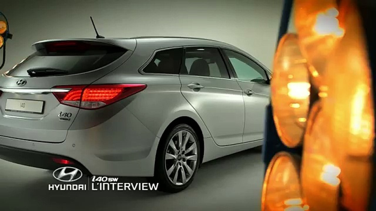 Hyundai - voitures, "Interviews, Le guépard, Live Brilliant" - novembre 2012 - itw i40 90s