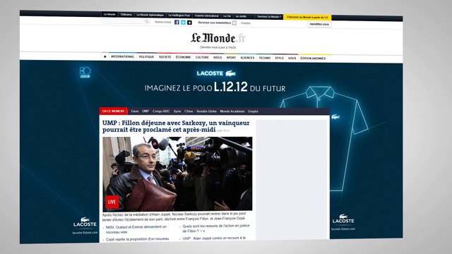 Lacoste - vêtements et accessoires, Lacoste Future L1212, lacoste-future.com - décembre 2012