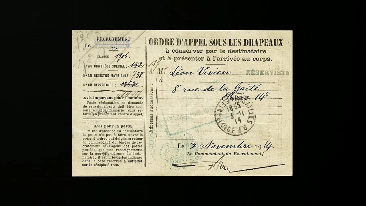 DDB Paris pour Musée de la Grande Guerre du Pays de Meaux - musée, «Facebook 1914, www.facebook.com/leon1914» - avril 2013