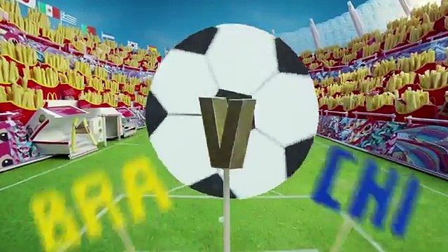 Facebook, Framestore pour McDonald's - restauration rapide, «Fry Futbol» - juillet 2014 - Brésil Chili