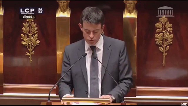 Valls demande aux députés d'autoriser l'armée à poursuivre ses opérations en Irak (LCP)