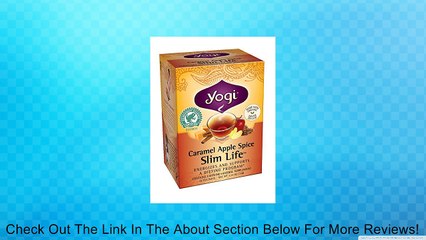 Yogi Caramel Apple Spice Slim Life Tea, 16 Tea Bags, 1.12 Ounce Review