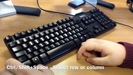 Top Five Excel Shortcuts