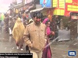 Murree Winter's first snowfall attracts tourists