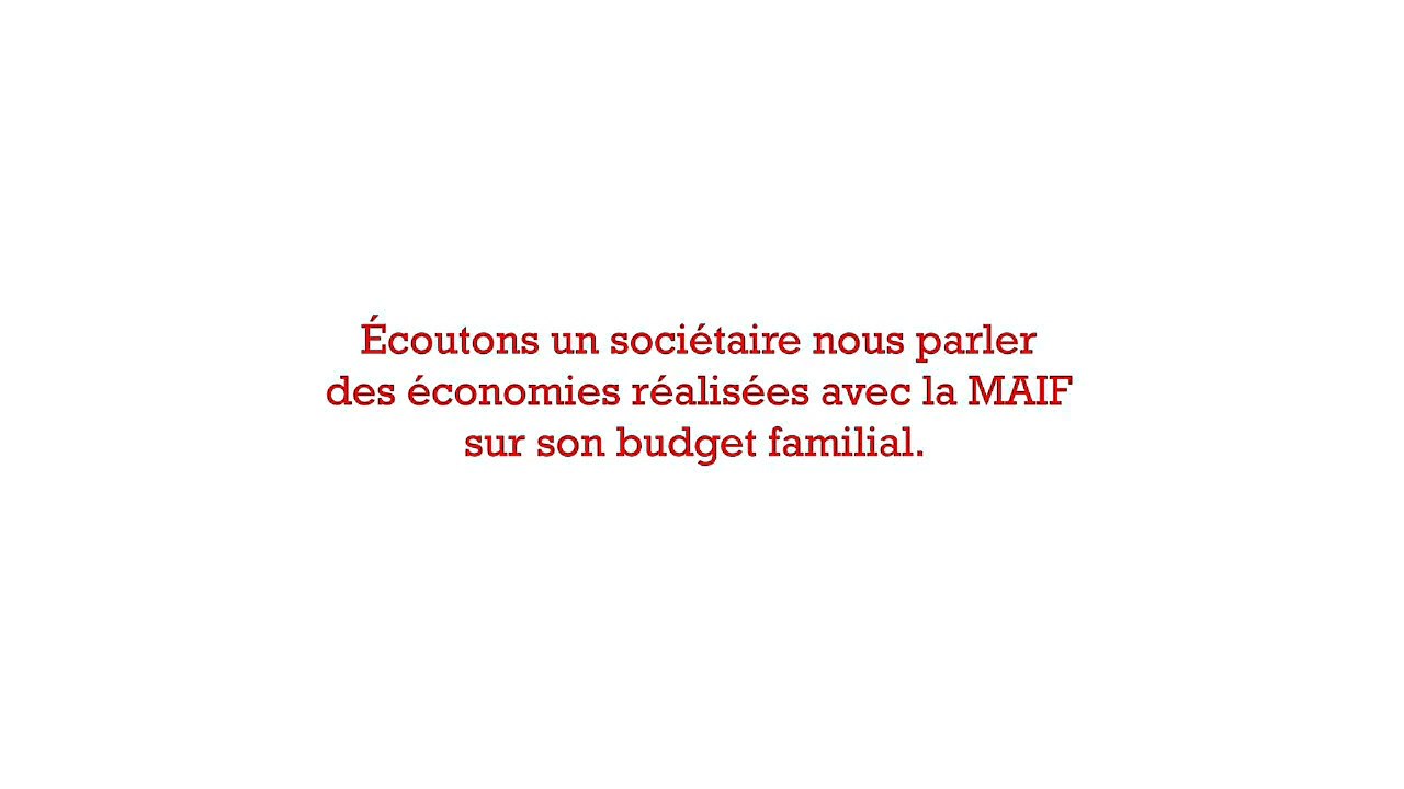Lowe Stratéus pour MAIF - assurance, "MAIF Familles" - mars 2014 - les calculs